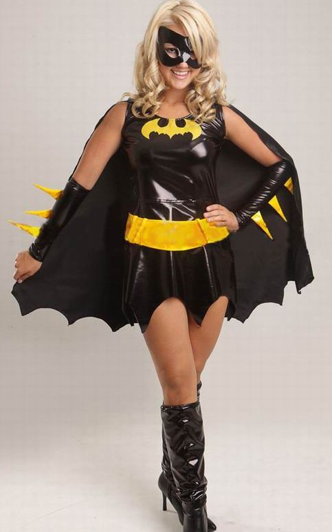 Batgirl Superhero Fancy Dress Costume
